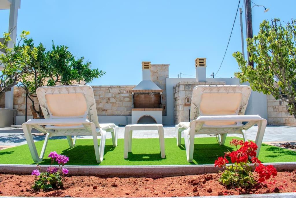 Md Residence Near The Beach W Bbq And Private Parking Hersonissos  Exterior foto